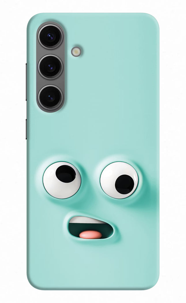 Funny Cartoon Samsung S24 Hard Case Back Cover by Casekaro