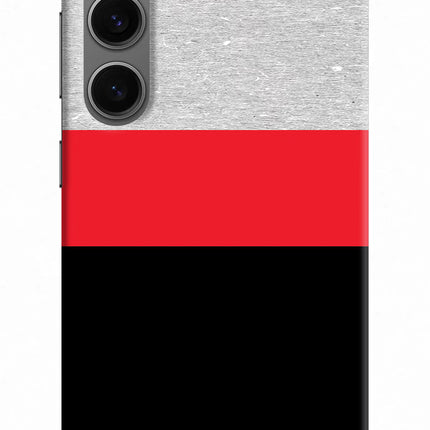 Tri Color Pattern Samsung S24 Hard Case Back Cover by Casekaro