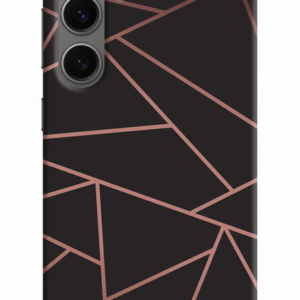 Geometric Pattern Samsung S24 Hard Case Back Cover by Casekaro