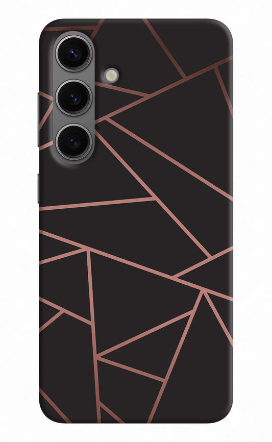 Geometric Pattern Samsung S24 Hard Case Back Cover by Casekaro