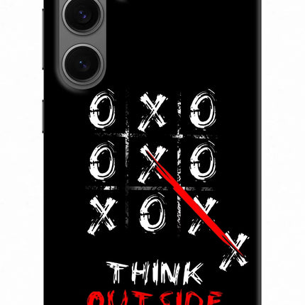 Think out of the BOX Samsung S24 Hard Case Back Cover by Casekaro