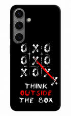 Think out of the BOX Samsung S24 Hard Case Back Cover by Casekaro