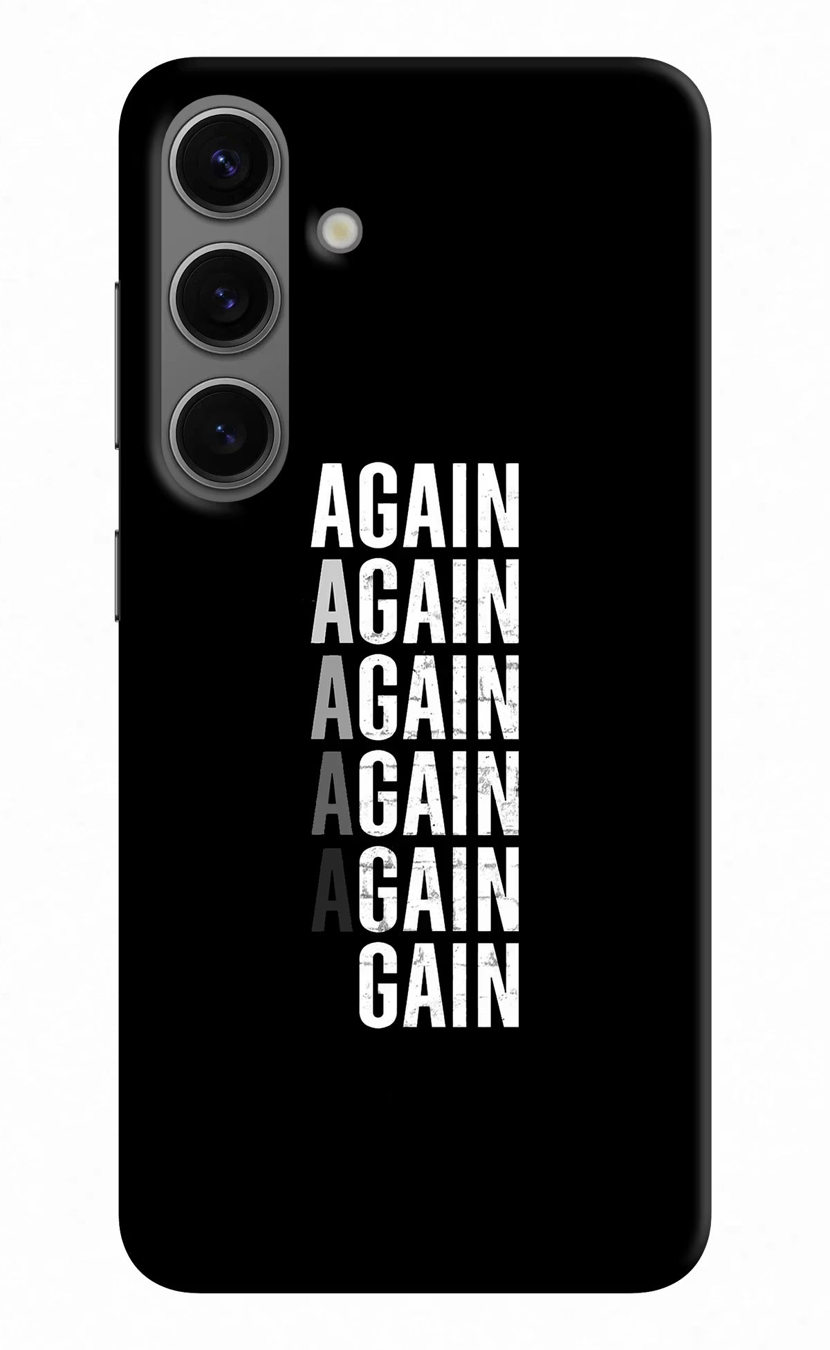 Again Again Gain Samsung S24 Hard Case Back Cover by Casekaro