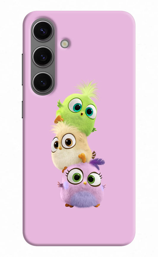Cute Little Birds Samsung S24 Hard Case Back Cover by Casekaro