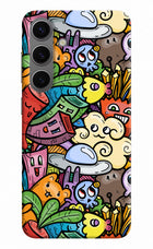 Veggie Doodle Samsung S24 Hard Case Back Cover by Casekaro
