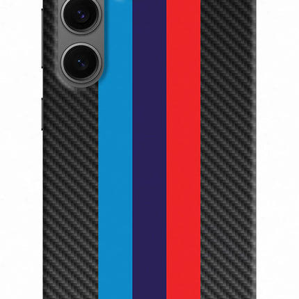 BMW Stripes Pattern Samsung S24 Hard Case Back Cover by Casekaro