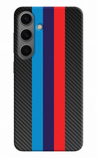 BMW Stripes Pattern Samsung S24 Hard Case Back Cover by Casekaro
