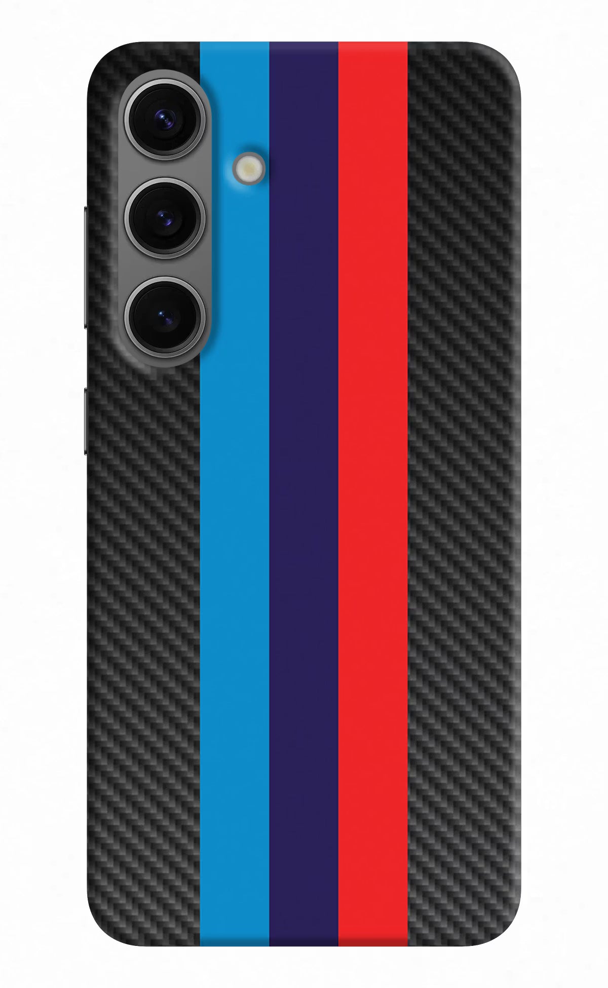 BMW Stripes Pattern Samsung S24 Hard Case Back Cover by Casekaro