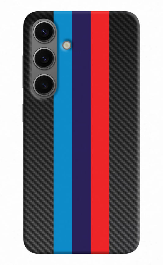 BMW Stripes Pattern Samsung S24 Hard Case Back Cover by Casekaro