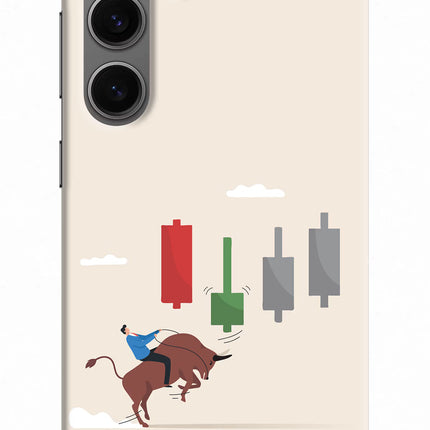Bull Trading Momentum Samsung S24 Hard Case Back Cover by Casekaro