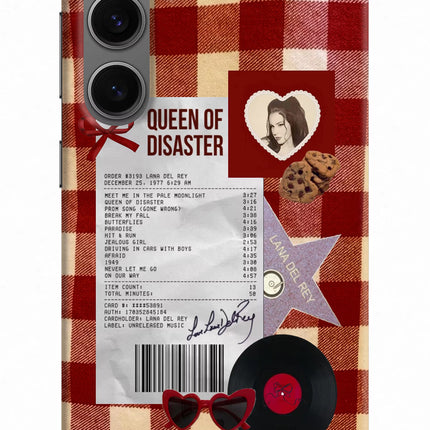 Queen of Disaster Samsung S24 Hard Case Back Cover by Casekaro