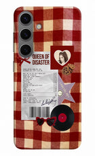 Queen of Disaster Samsung S24 Hard Case Back Cover by Casekaro