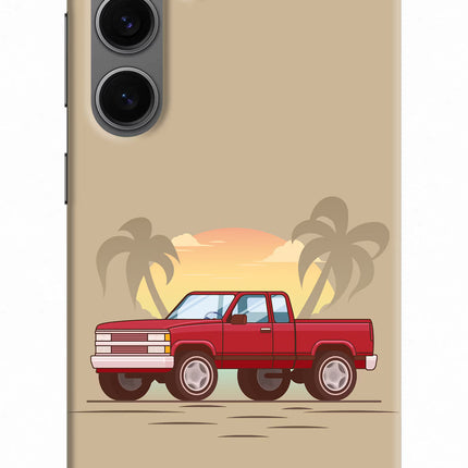 Desert Classic Drive Samsung S24 Hard Case Back Cover by Casekaro