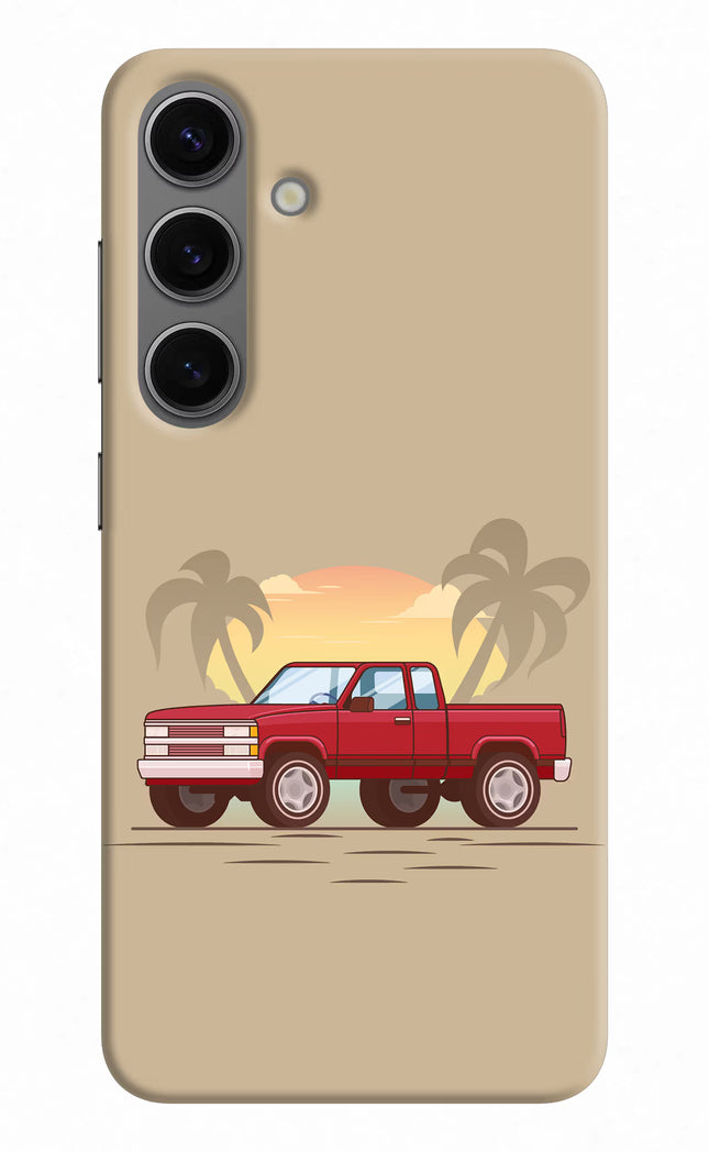 Desert Classic Drive Samsung S24 Hard Case Back Cover by Casekaro