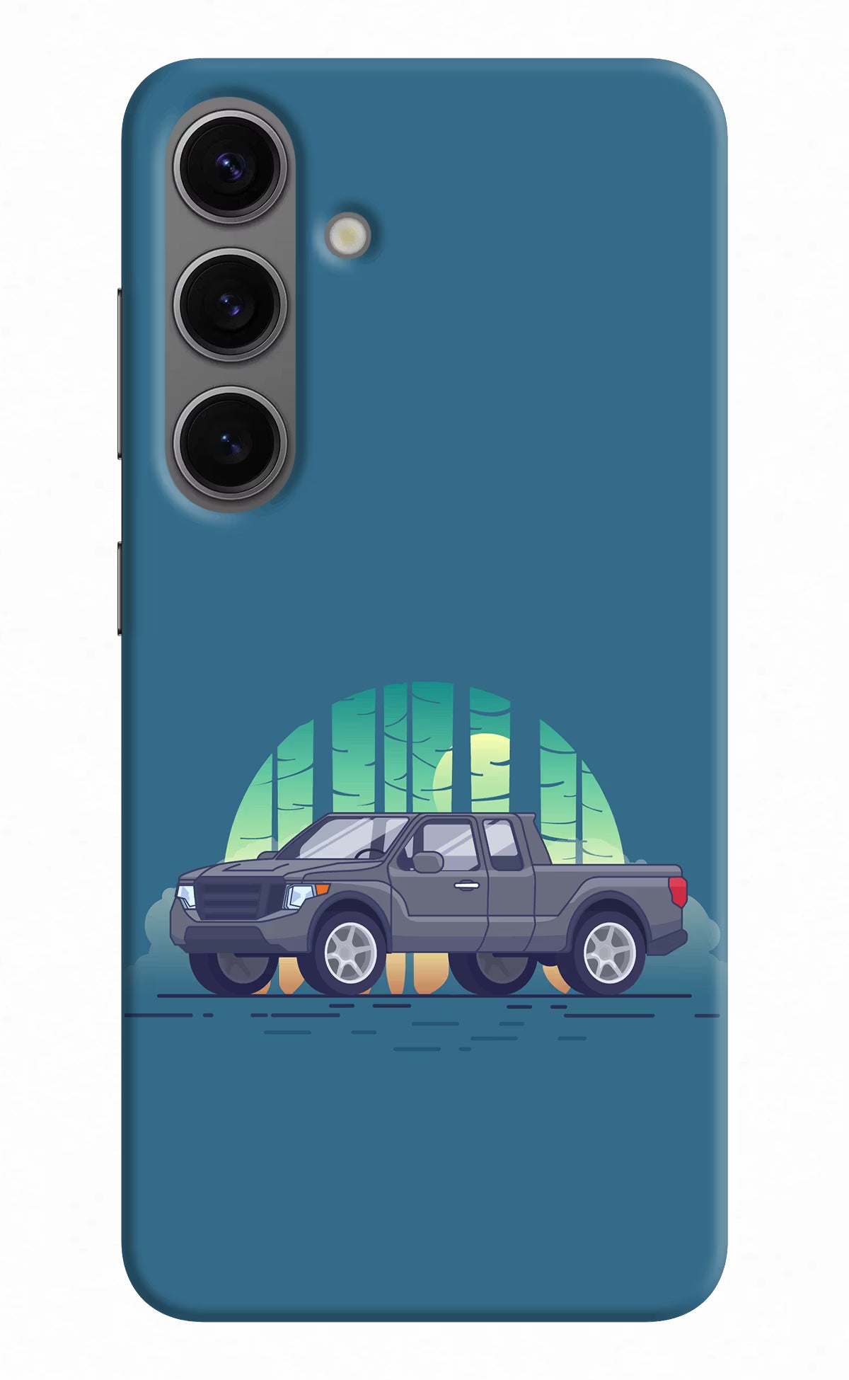 Retro Garage Vibe Samsung S24 Hard Case Back Cover by Casekaro