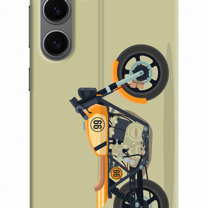 Vertical Speedster Samsung S24 Hard Case Back Cover by Casekaro