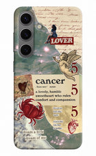 Cancer Zodiac Samsung S24 Hard Case Back Cover by Casekaro