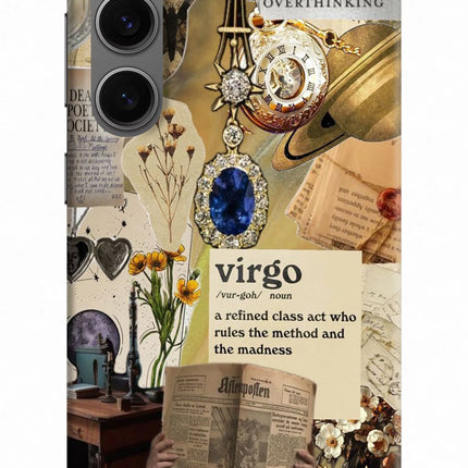 Virgo Zodiac Samsung S24 Hard Case Back Cover by Casekaro