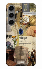 Virgo Zodiac Samsung S24 Hard Case Back Cover by Casekaro