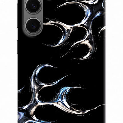 Chrome Tribal Samsung S24 Hard Case Back Cover by Casekaro