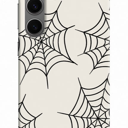 Spider Web Samsung S24 Hard Case Back Cover by Casekaro
