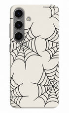 Spider Web Samsung S24 Hard Case Back Cover by Casekaro