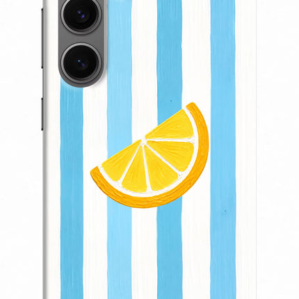 Summer Lemon Samsung S24 Hard Case Back Cover by Casekaro