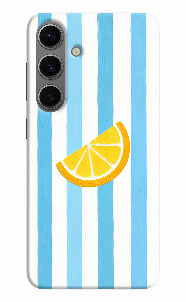 Summer Lemon Samsung S24 Hard Case Back Cover by Casekaro