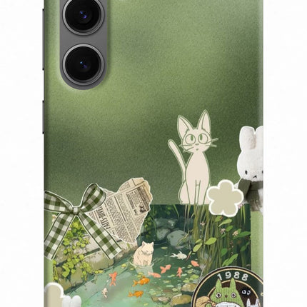 Aesthetic anime Samsung S24 Hard Case Back Cover by Casekaro