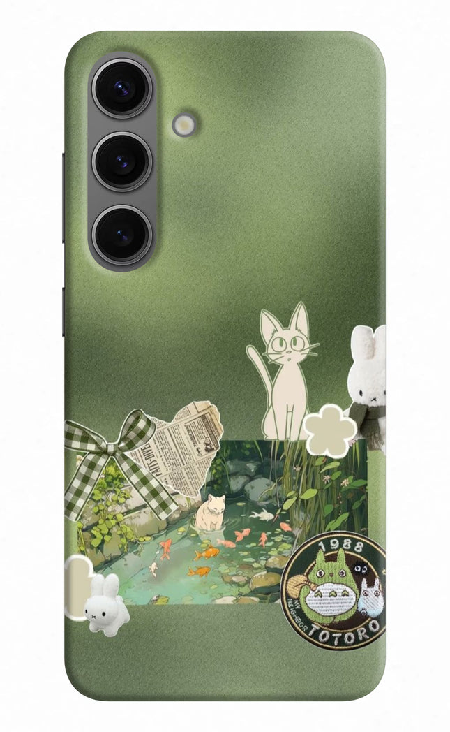 Aesthetic anime Samsung S24 Hard Case Back Cover by Casekaro