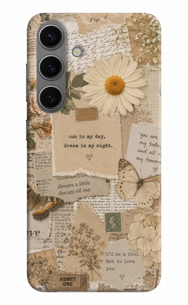 Vintage case Samsung S24 Hard Case Back Cover by Casekaro