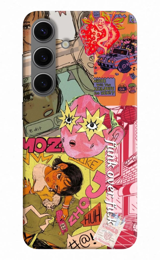 Funkover Samsung S24 Hard Case Back Cover by Casekaro