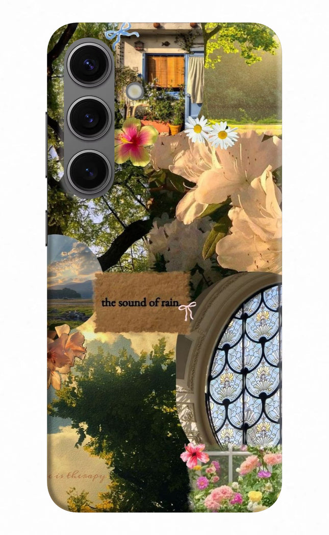 Rain Samsung S24 Hard Case Back Cover by Casekaro