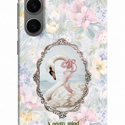 Pretty Mind Pretty Soul Samsung S24 Hard Case Back Cover by Casekaro