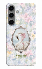 Pretty Mind Pretty Soul Samsung S24 Hard Case Back Cover by Casekaro