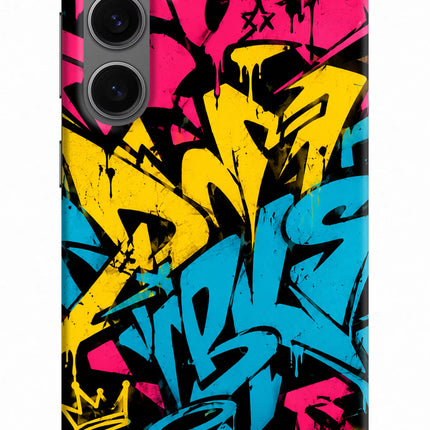 Graffiti Vibe Samsung S24 Hard Case Back Cover by Casekaro
