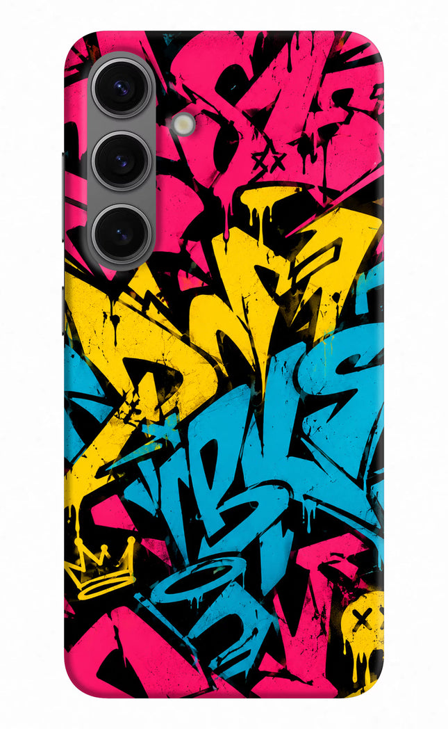 Graffiti Vibe Samsung S24 Hard Case Back Cover by Casekaro