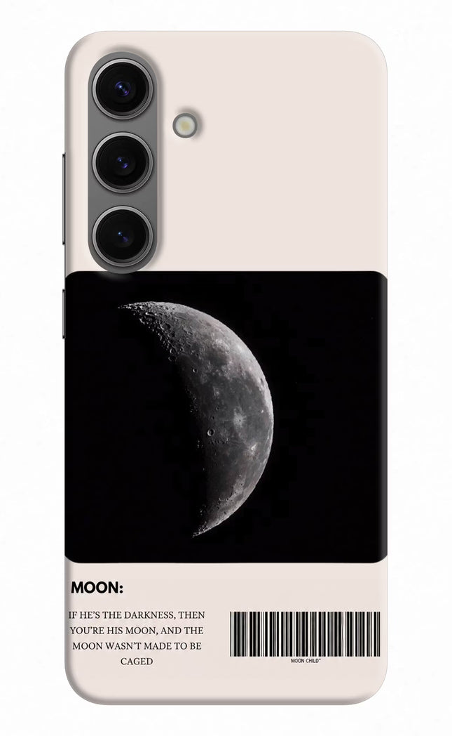 Moon Phase Samsung S24 Hard Case Back Cover by Casekaro