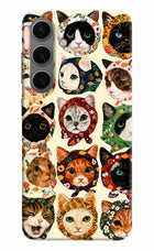Cool Cat Samsung S24 Hard Case Back Cover by Casekaro
