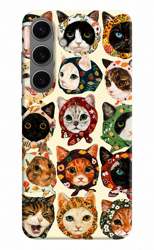 Cool Cat Samsung S24 Hard Case Back Cover by Casekaro