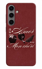Velvet Cherry Samsung S24 Hard Case Back Cover by Casekaro