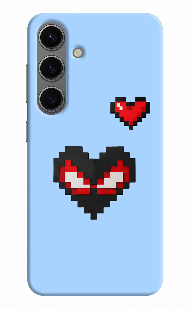 Peter Heart Samsung S24 Hard Case Back Cover by Casekaro