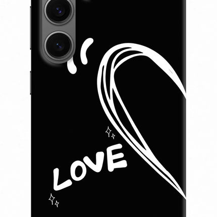 Love Line Samsung S24 Hard Case Back Cover by Casekaro