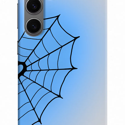Blue Web Samsung S24 Hard Case Back Cover by Casekaro