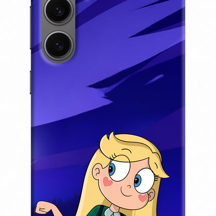 Star Glow Samsung S24 Hard Case Back Cover by Casekaro
