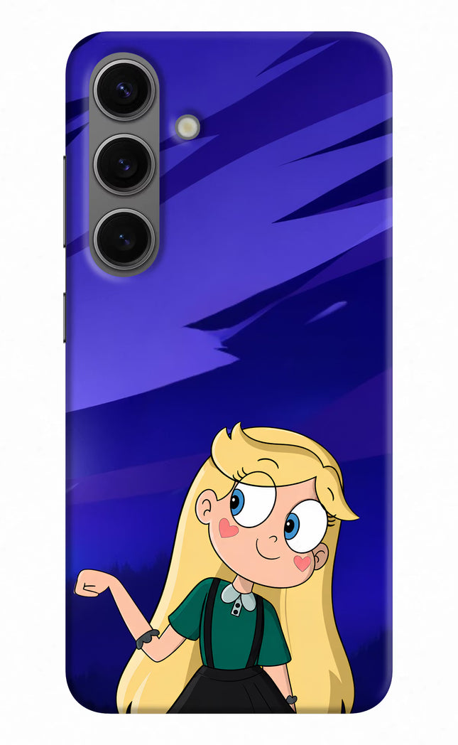 Star Glow Samsung S24 Hard Case Back Cover by Casekaro