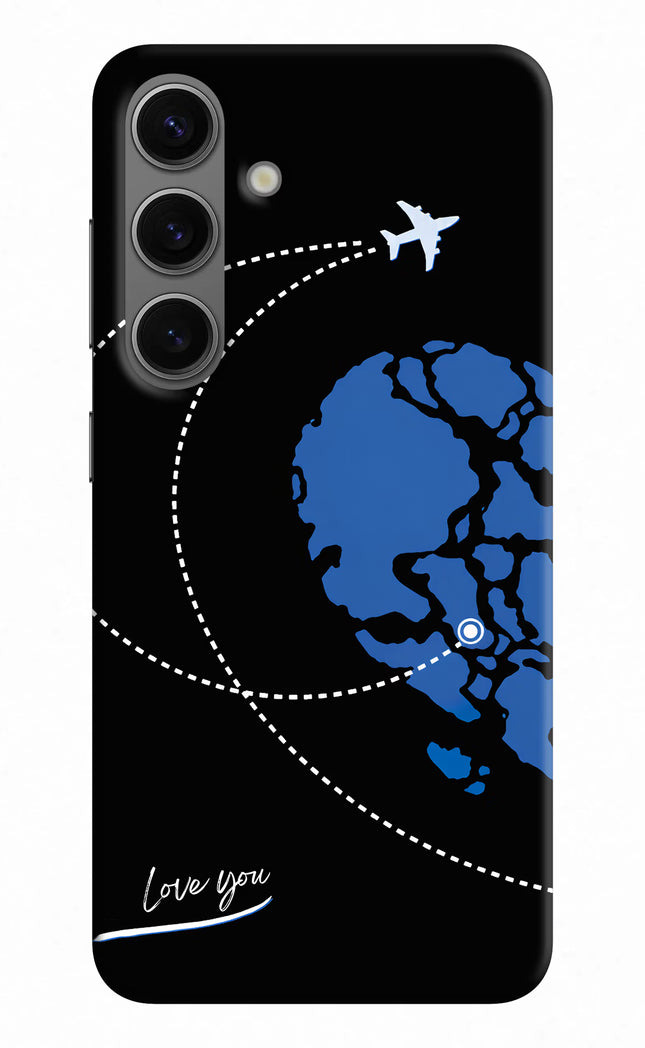 Love Orbit Samsung S24 Hard Case Back Cover by Casekaro