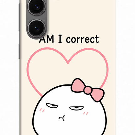 Always Right Samsung S24 Hard Case Back Cover by Casekaro