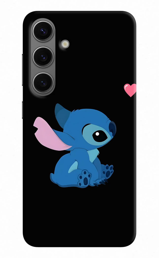 Stitch Crush Samsung S24 Hard Case Back Cover by Casekaro