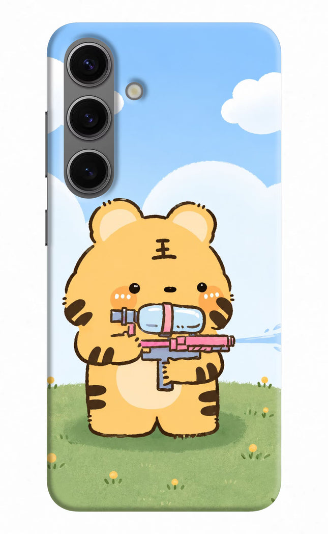 Tiger Treat Samsung S24 Hard Case Back Cover by Casekaro